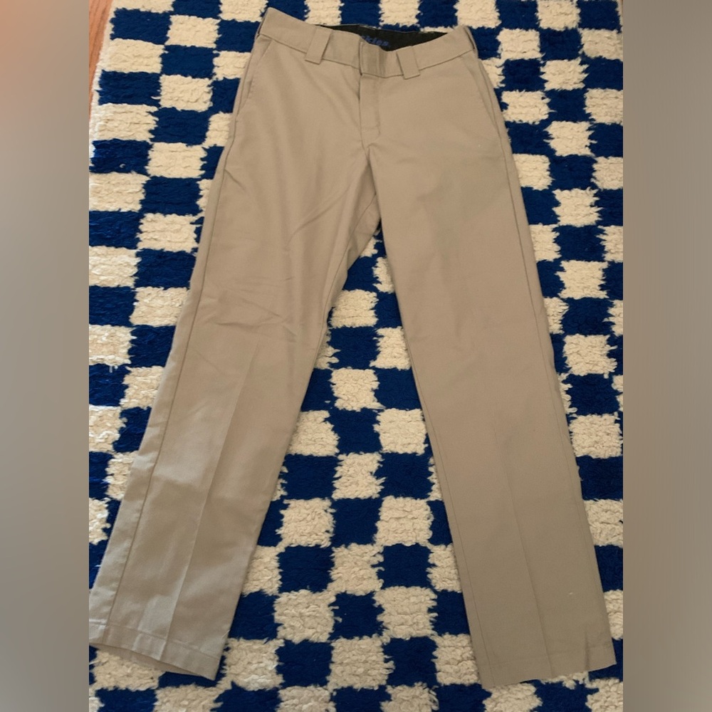 Men’s Dickies Dress Fitted Khakis